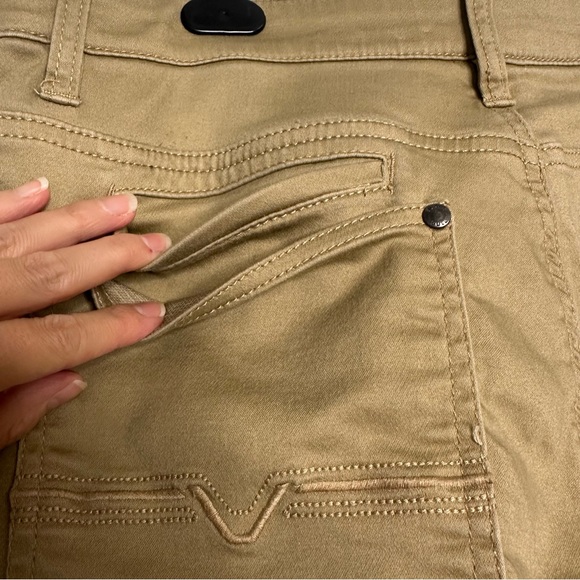 Men's Tan Casual Pants - Picture 3 of 6
